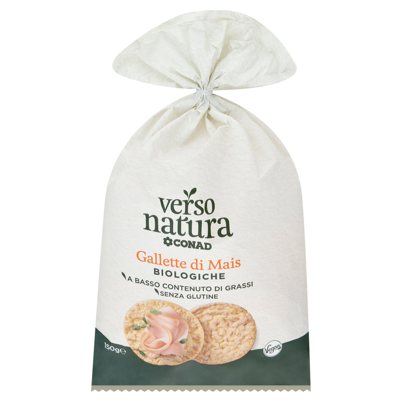 CONAD VERSO NATURA Gallette di Mais Biologiche 150 g