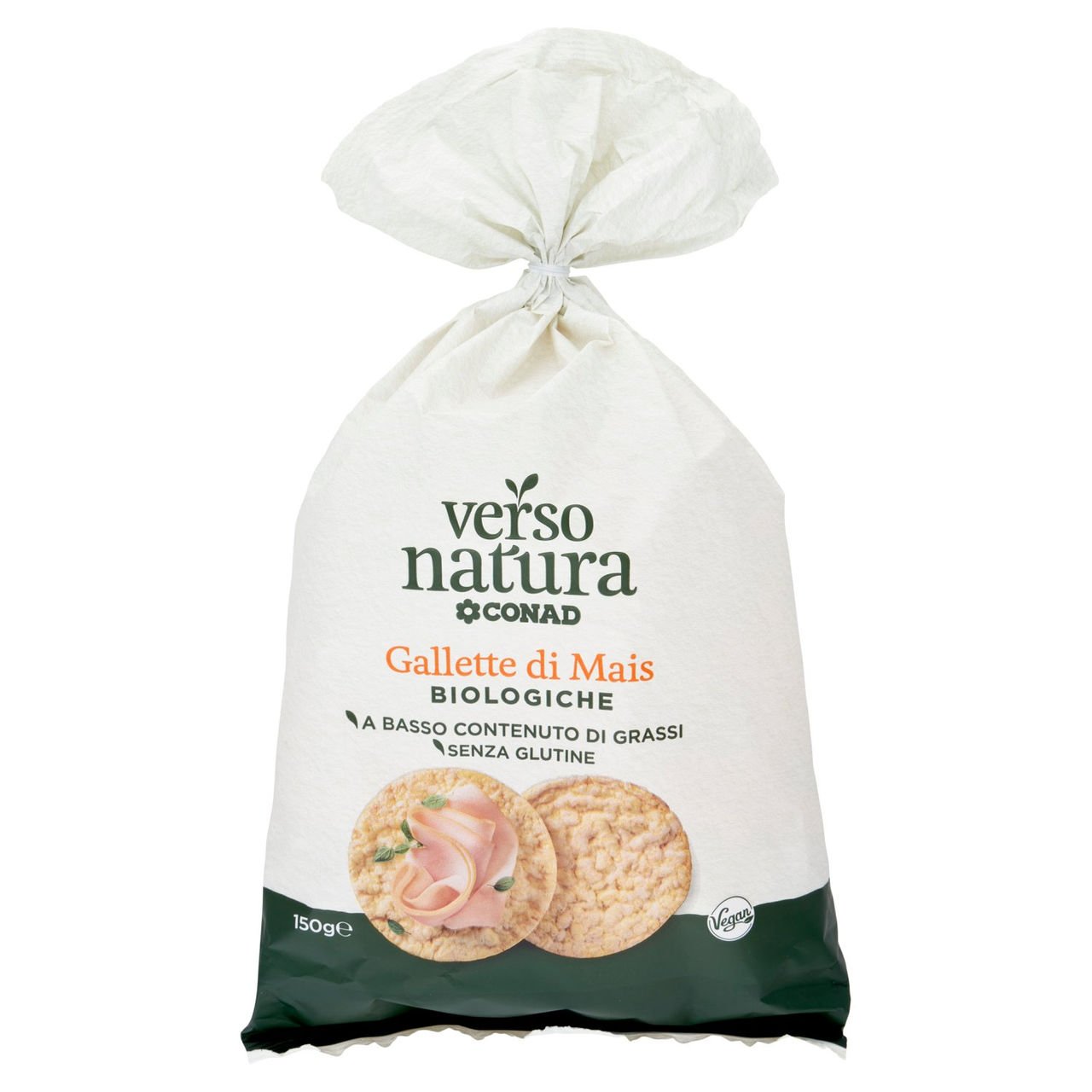 CONAD VERSO NATURA Gallette di Mais Biologiche 150 g