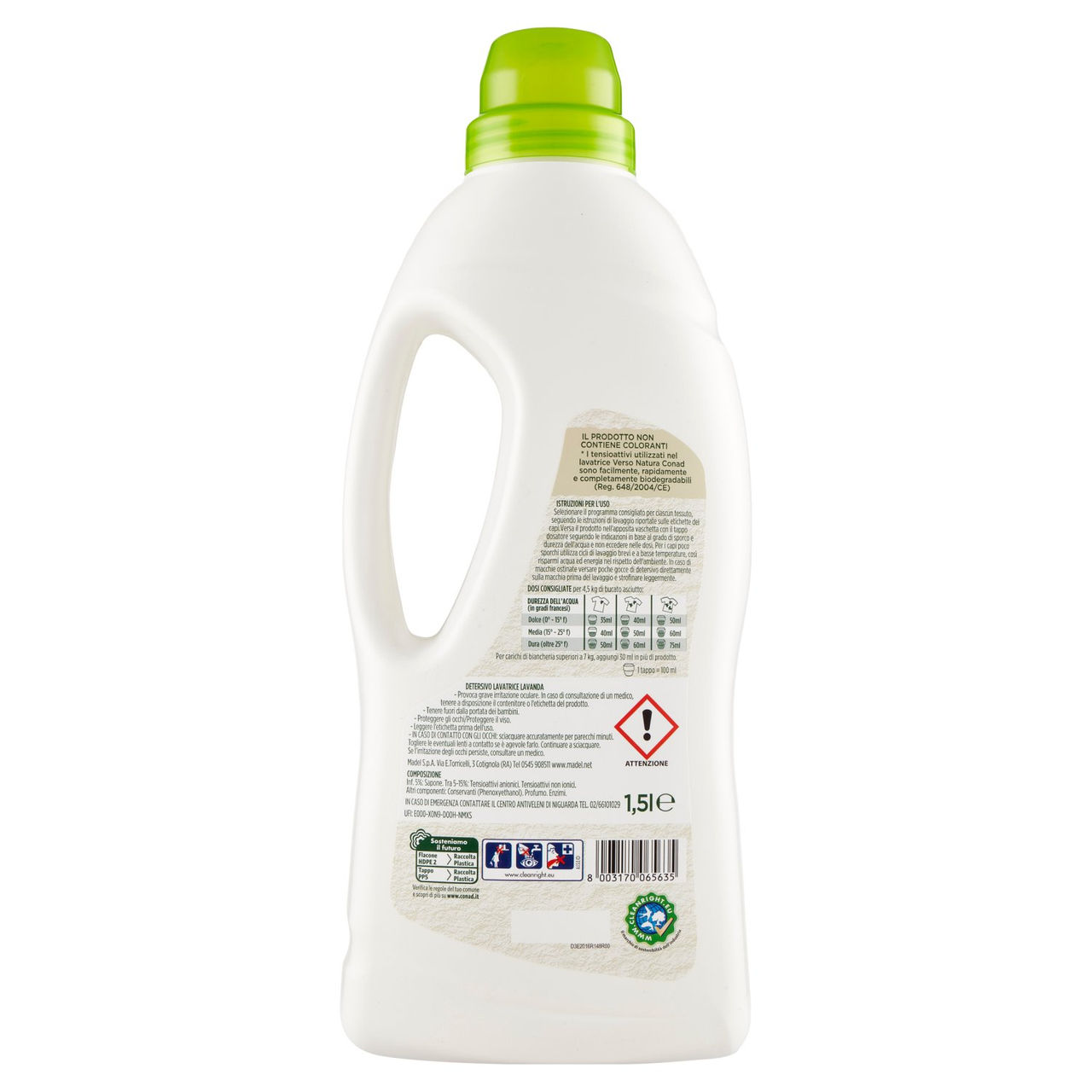Lavatrice Lavanda1.5 l Verso Natura Conad