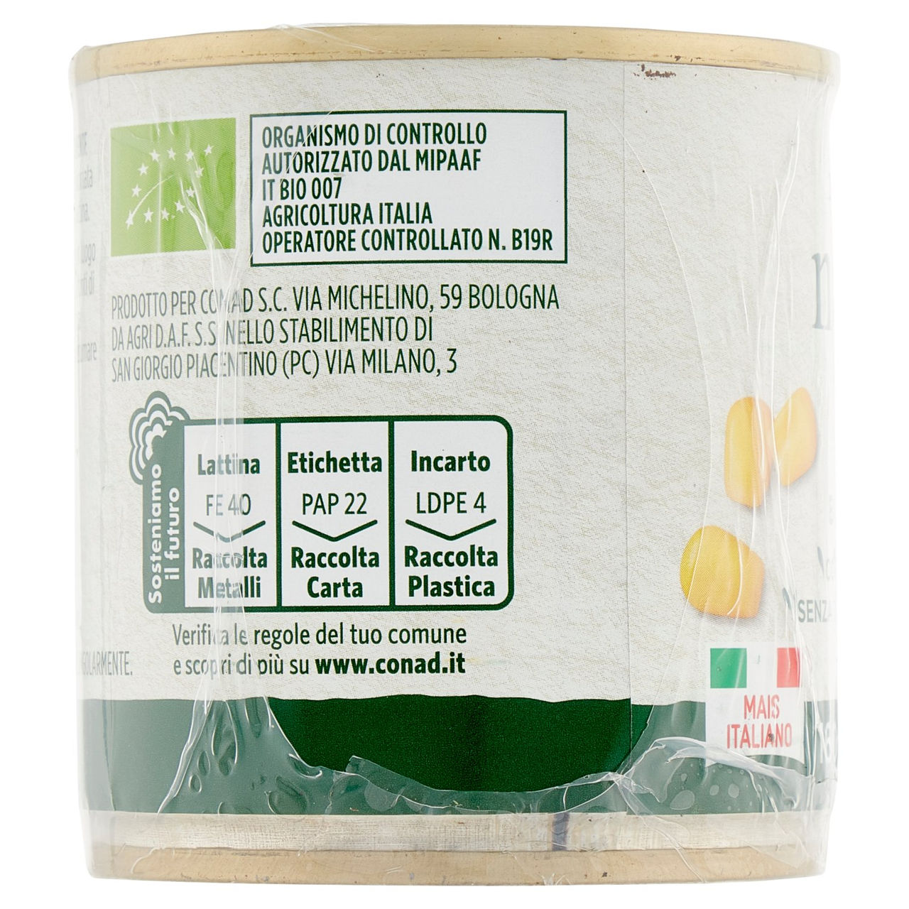 Mais Biologico 160 g x 2 Verso Natura Bio Conad