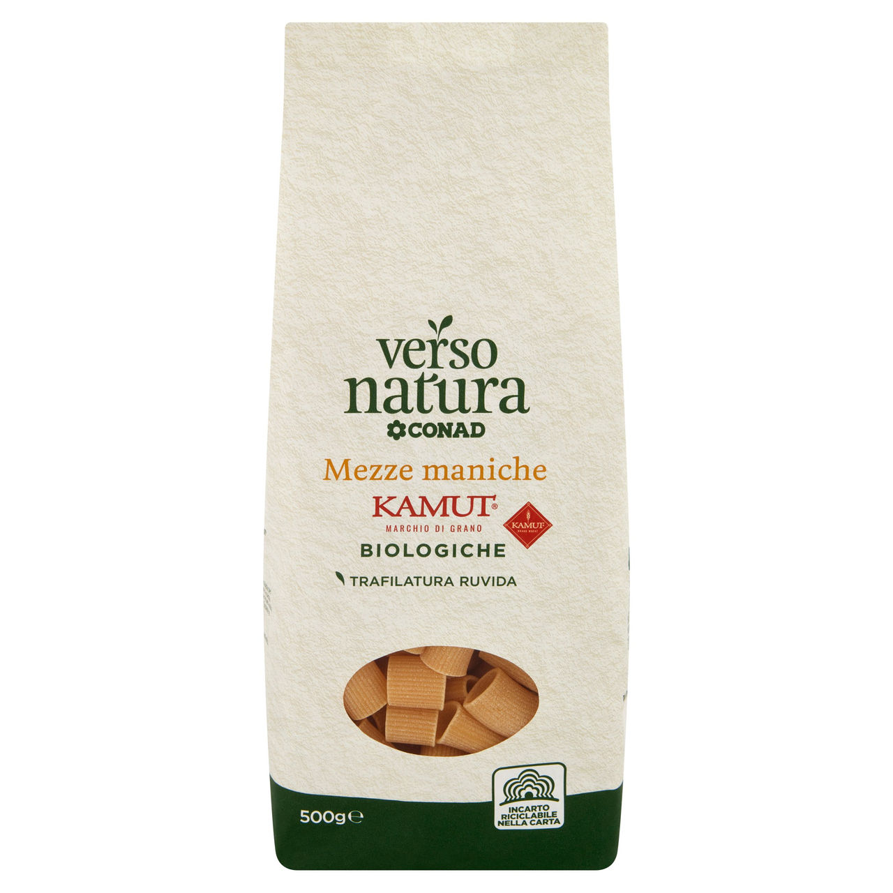 CONAD VERSO NATURA Mezze maniche Kamut Biologiche 500 g