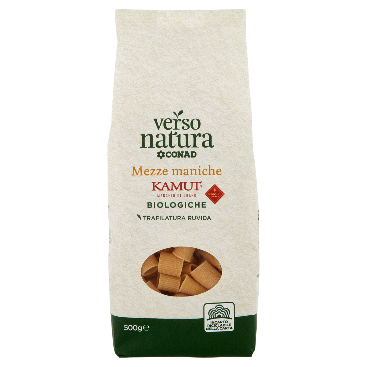 CONAD VERSO NATURA Mezze maniche Kamut Biologiche 500 g