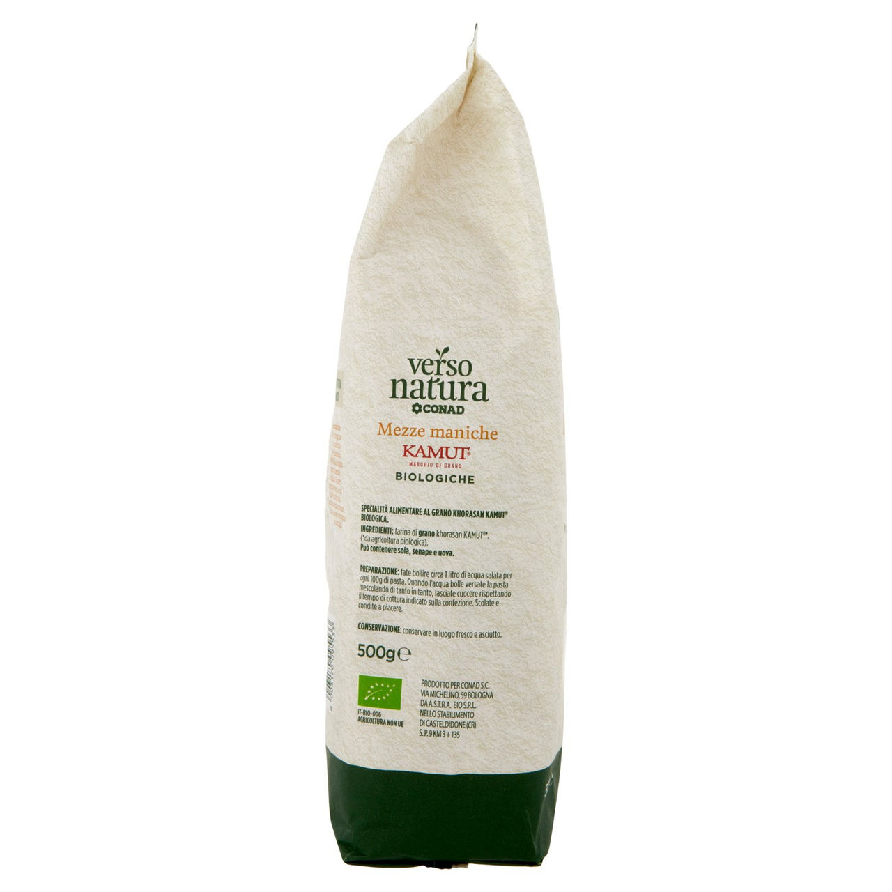 CONAD VERSO NATURA Mezze maniche Kamut Biologiche 500 g