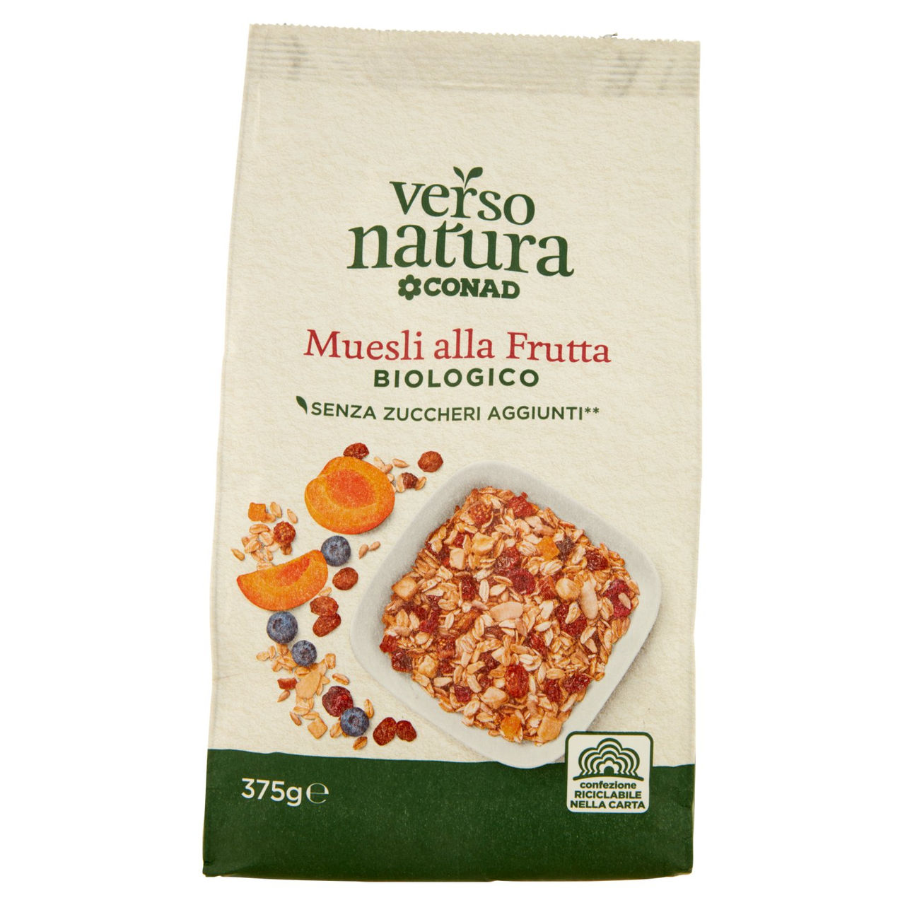 CONAD VERSO NATURA Muesli alla Frutta Biologico 375 g