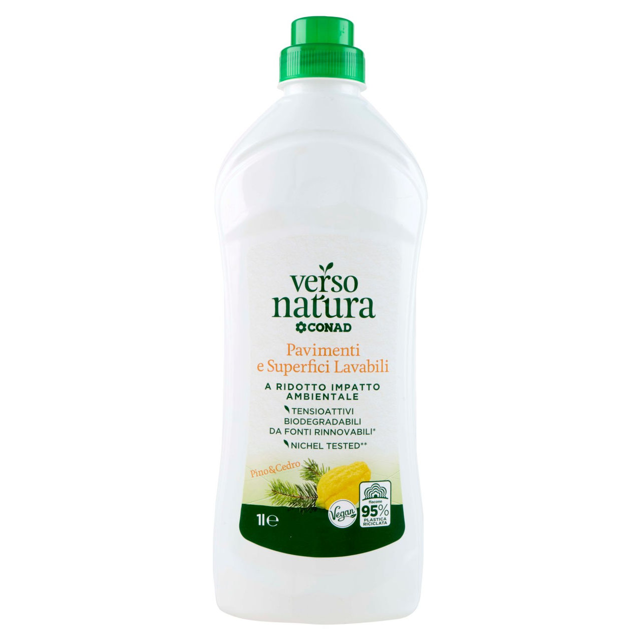 CONAD VERSO NATURA Pavimenti e Superfici Lavabili a Ridotto Impatto Ambientale Pino & Cedro 1 l