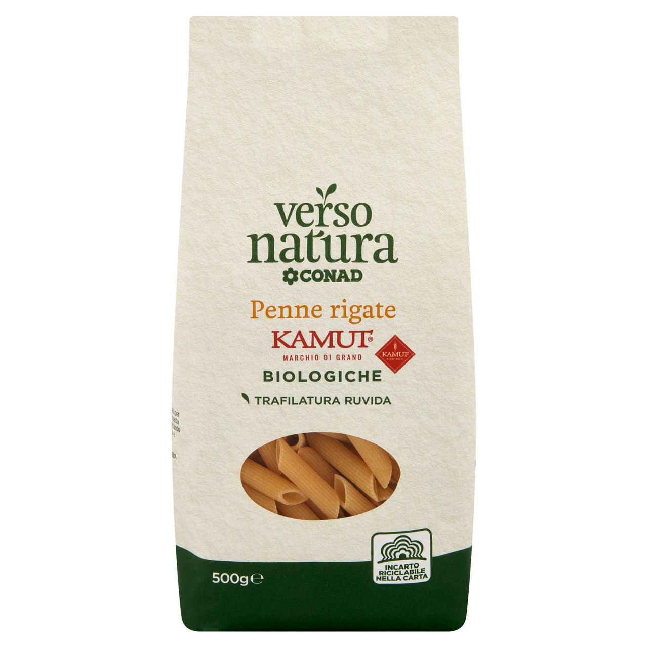 CONAD VERSO NATURA Penne rigate Kamut Biologiche 500 g