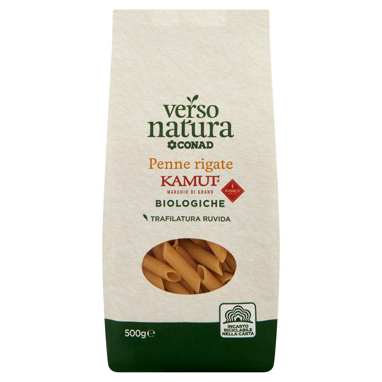 CONAD VERSO NATURA Penne rigate Kamut Biologiche 500 g