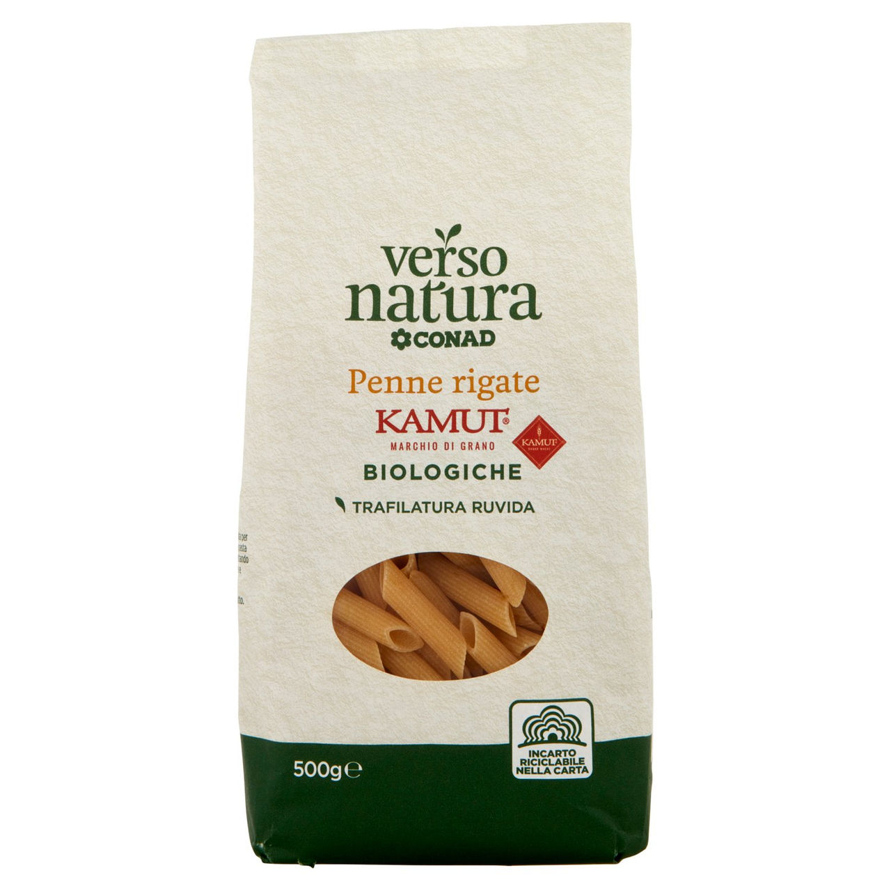 CONAD VERSO NATURA Penne rigate Kamut Biologiche 500 g