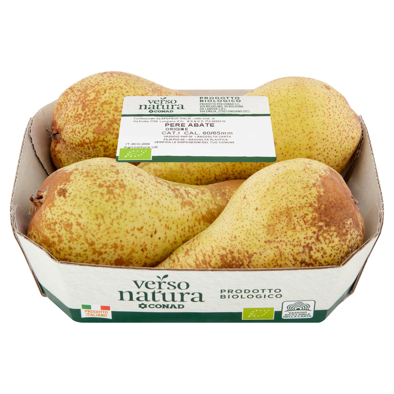 CONAD VERSO NATURA Pere Abate Italia Cal. 60/65mm 0,600 kg