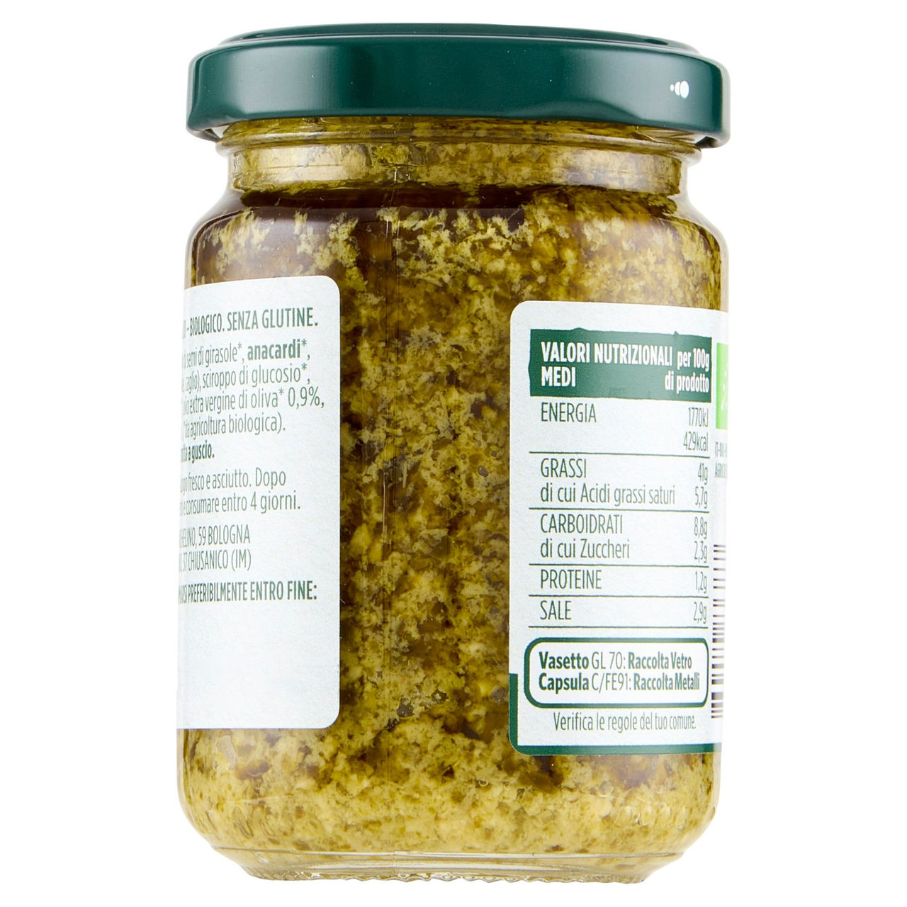 Pesto Senza Aglio Bio Conad in vendita online