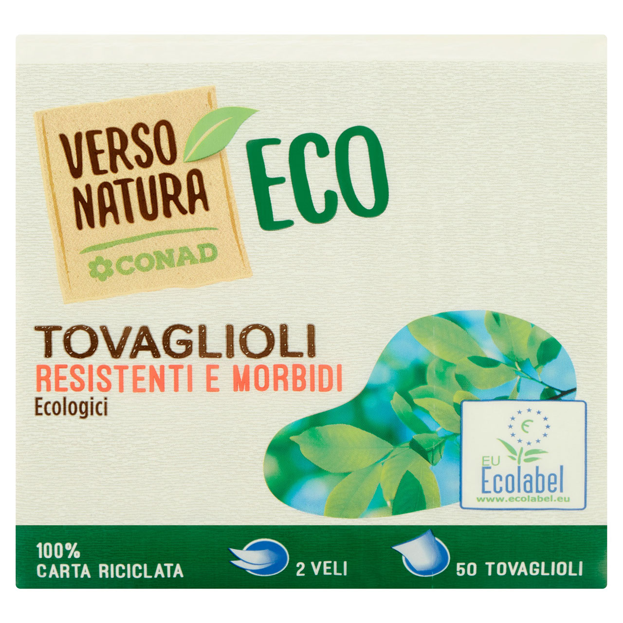 50 Tovaglioli Ecologici 2 Veli Conad online