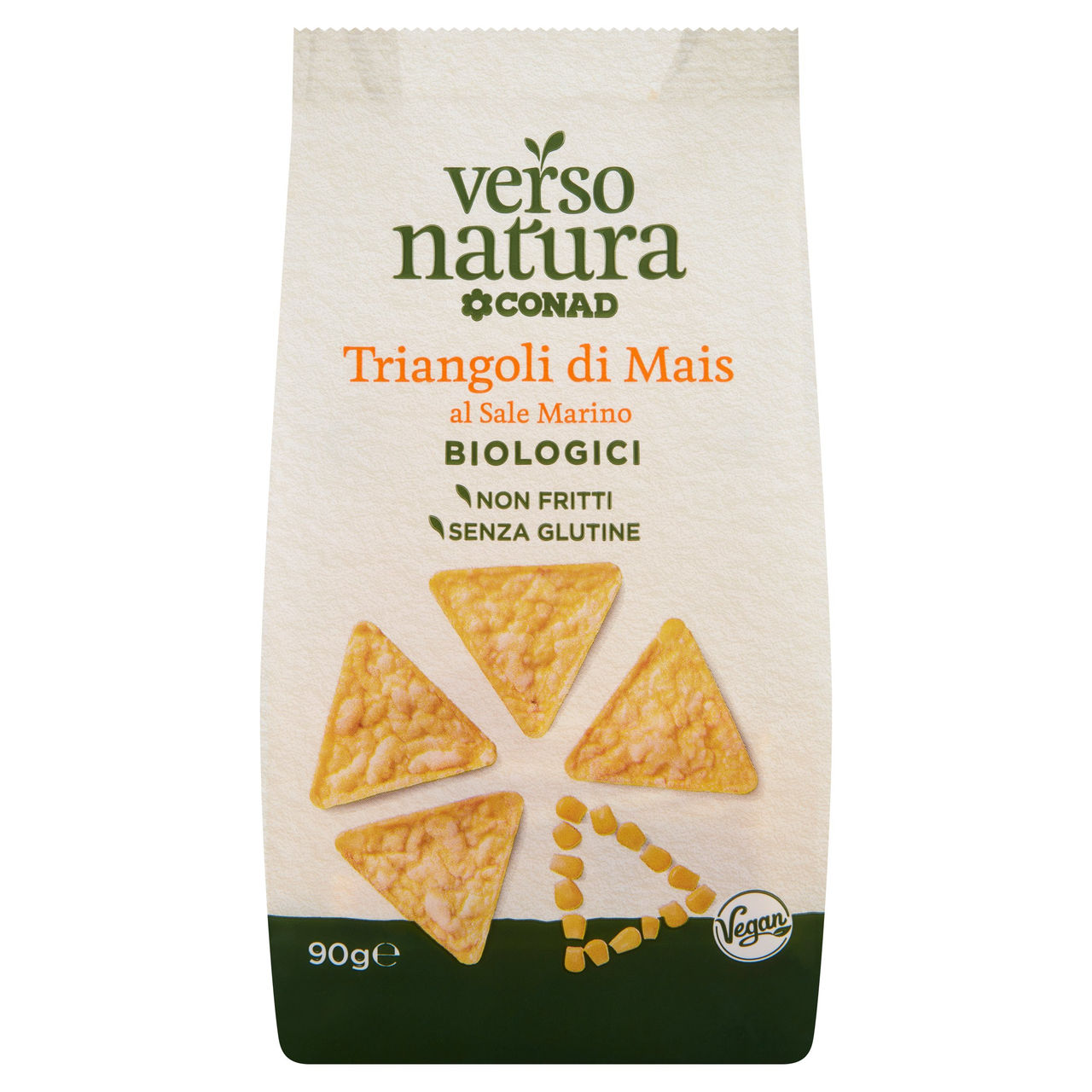 Bio Triangoli di Mais Snack Biologico 90g Conad