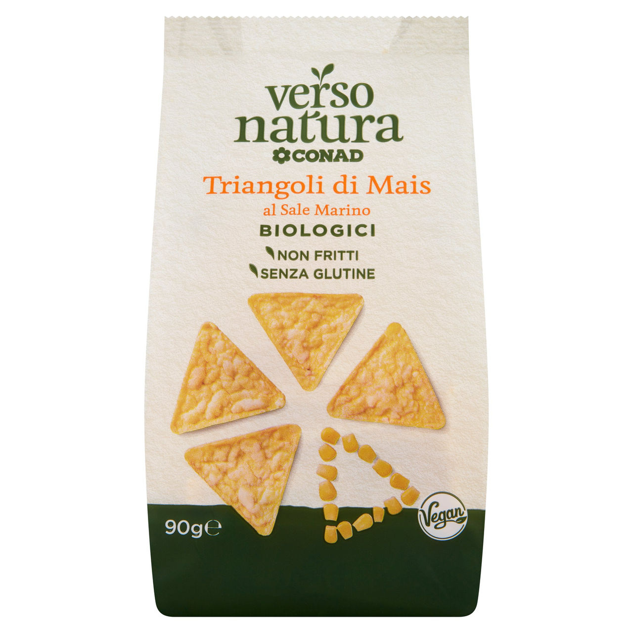 Bio Triangoli di Mais Snack Biologico 90g Conad