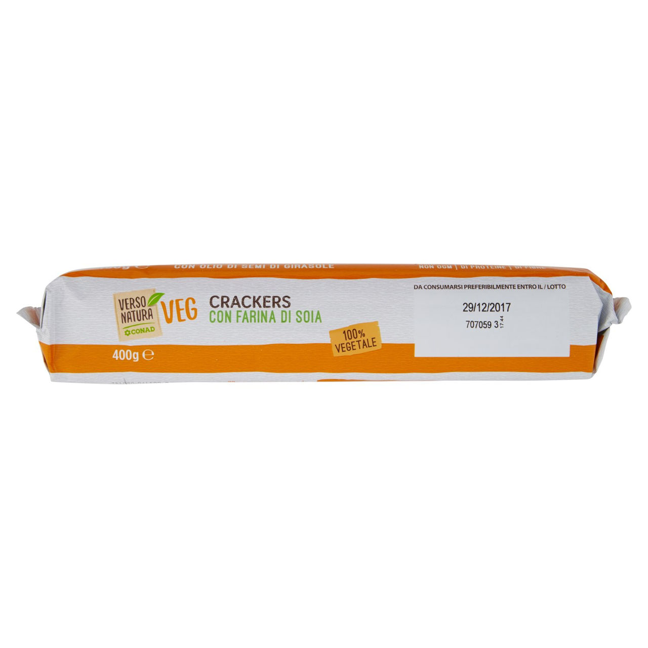 CONAD VERSO NATURA Veg Crackers con Farina di Soia 400 g