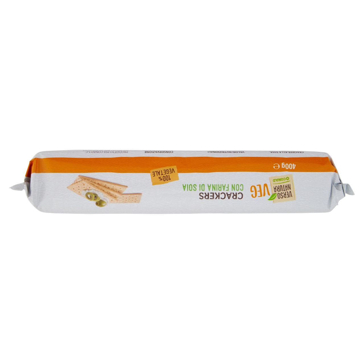 CONAD VERSO NATURA Veg Crackers con Farina di Soia 400 g