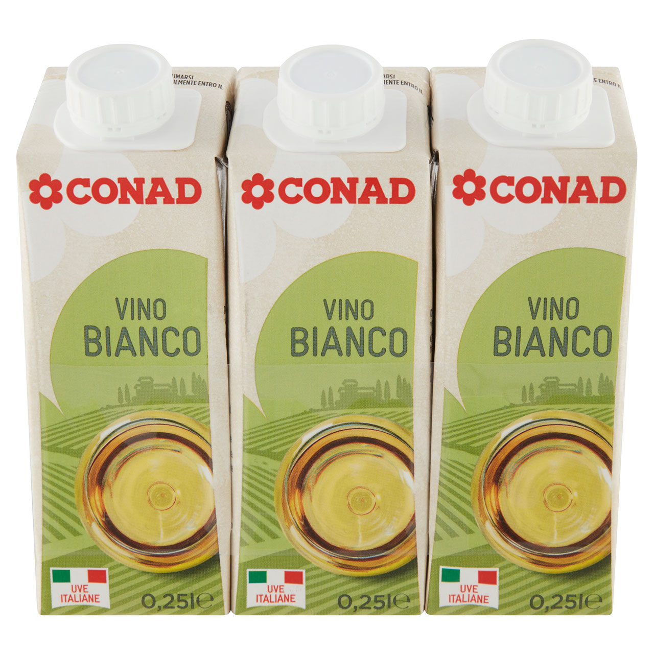 Vino Bianco 3 x 0,25 l Conad in vendita online