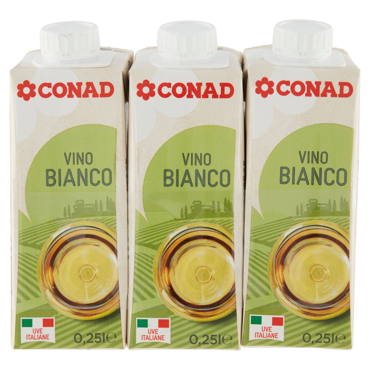 Vino Bianco 3 x 0,25 l Conad in vendita online