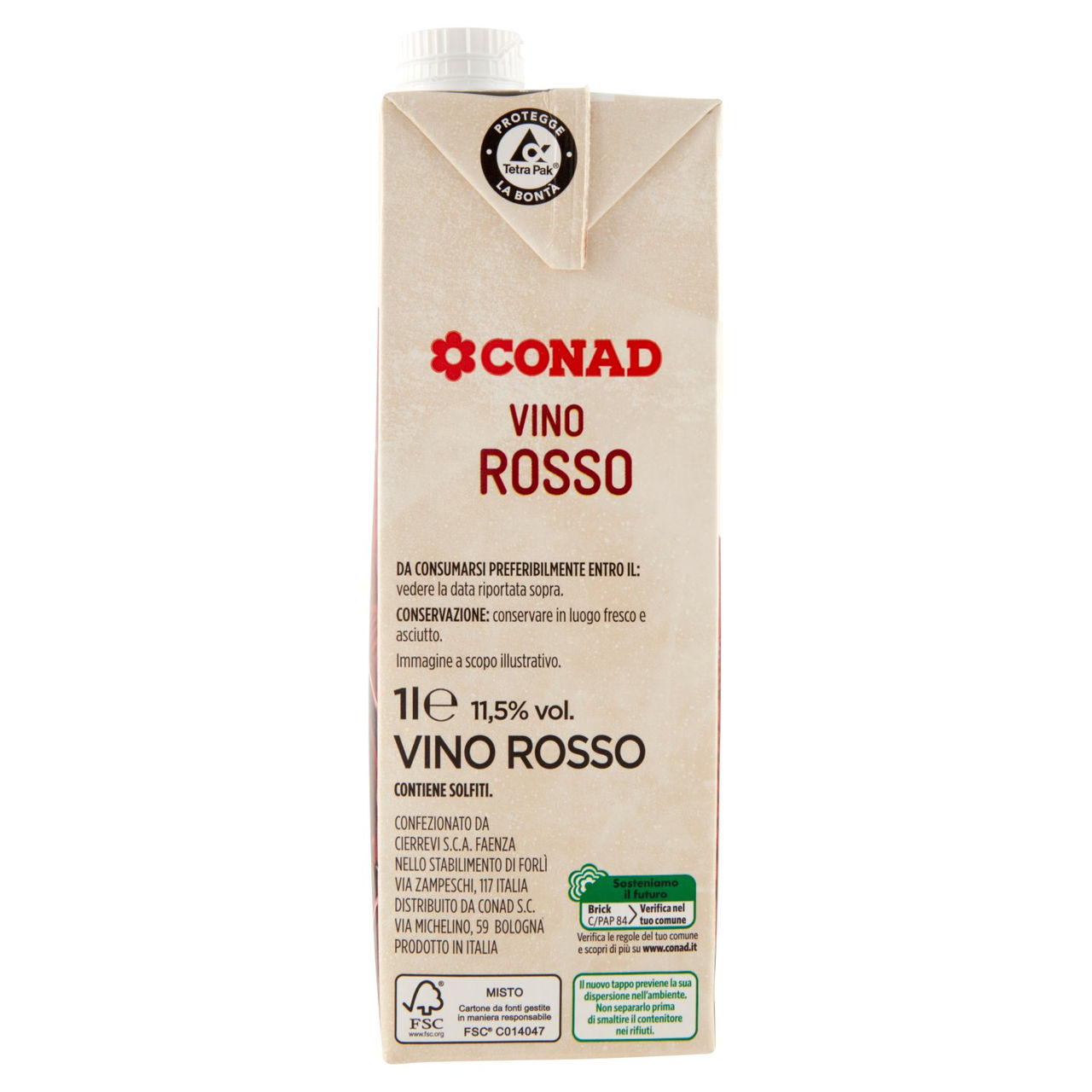 Vino Rosso 1 l Conad in vendita online