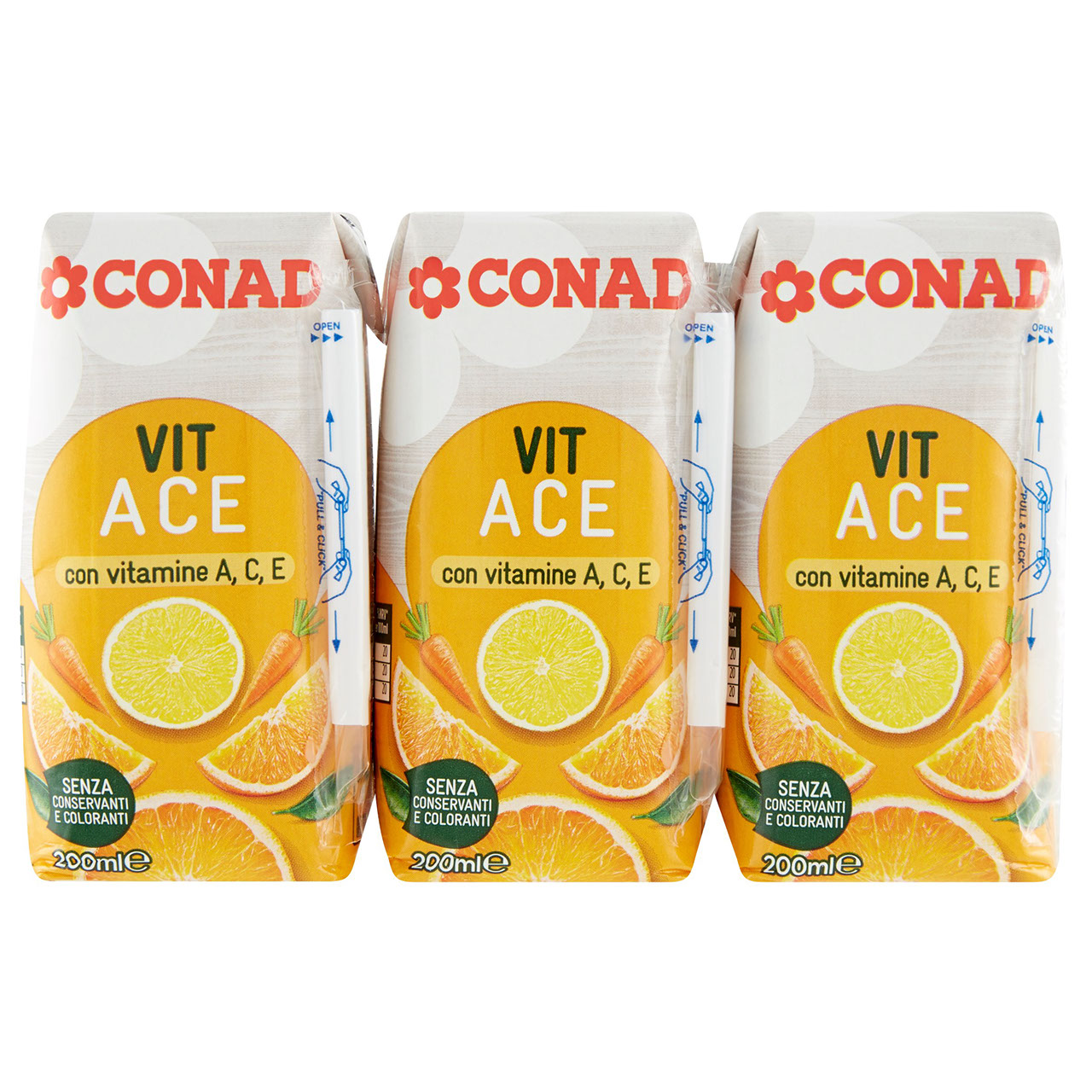 Vit ACE 3 x 200 ml Conad in vendita online