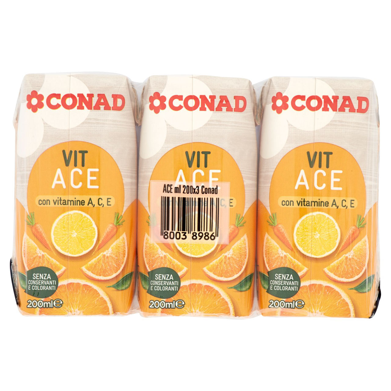 CONAD Vit ACE 3 x 200 ml