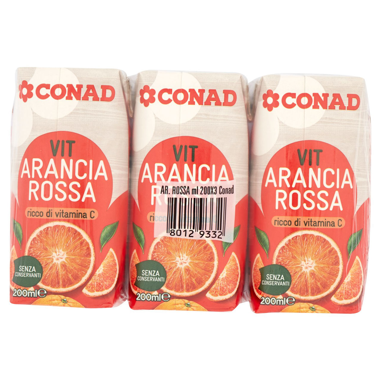 Vit Arancia Rossa 3 x 200 ml Conad online