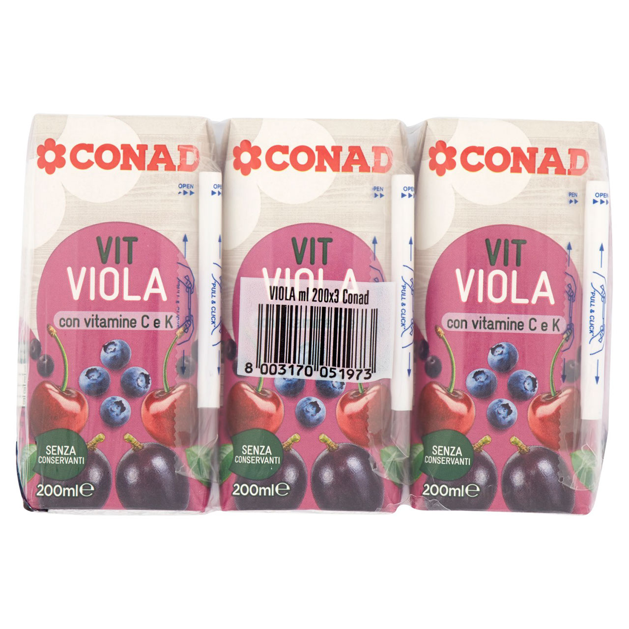 CONAD Vit Viola 3 x 200 ml