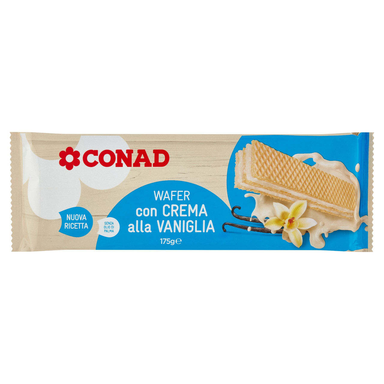 Wafer alla Vaniglia 175 g Conad in vendita online