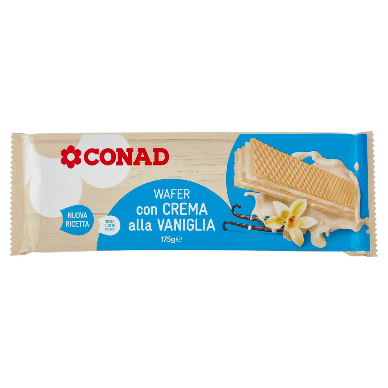 Wafer alla Vaniglia 175 g Conad in vendita online