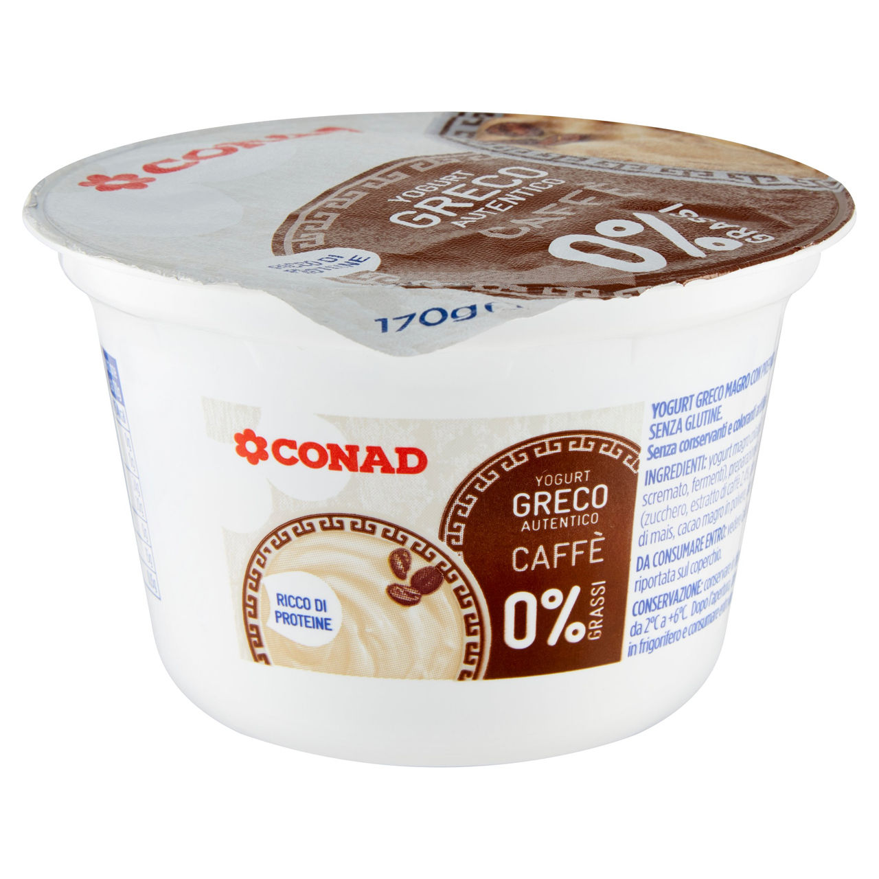 Yogurt Greco Autentico Caffè 0% Grassi 170 g