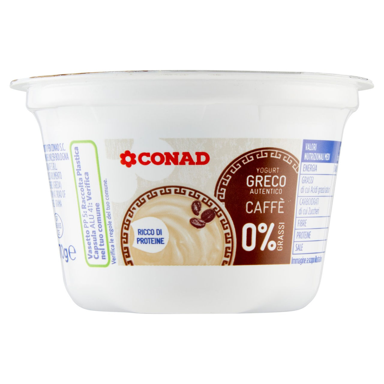 Yogurt Greco Autentico Caffè 0% Grassi 170 g