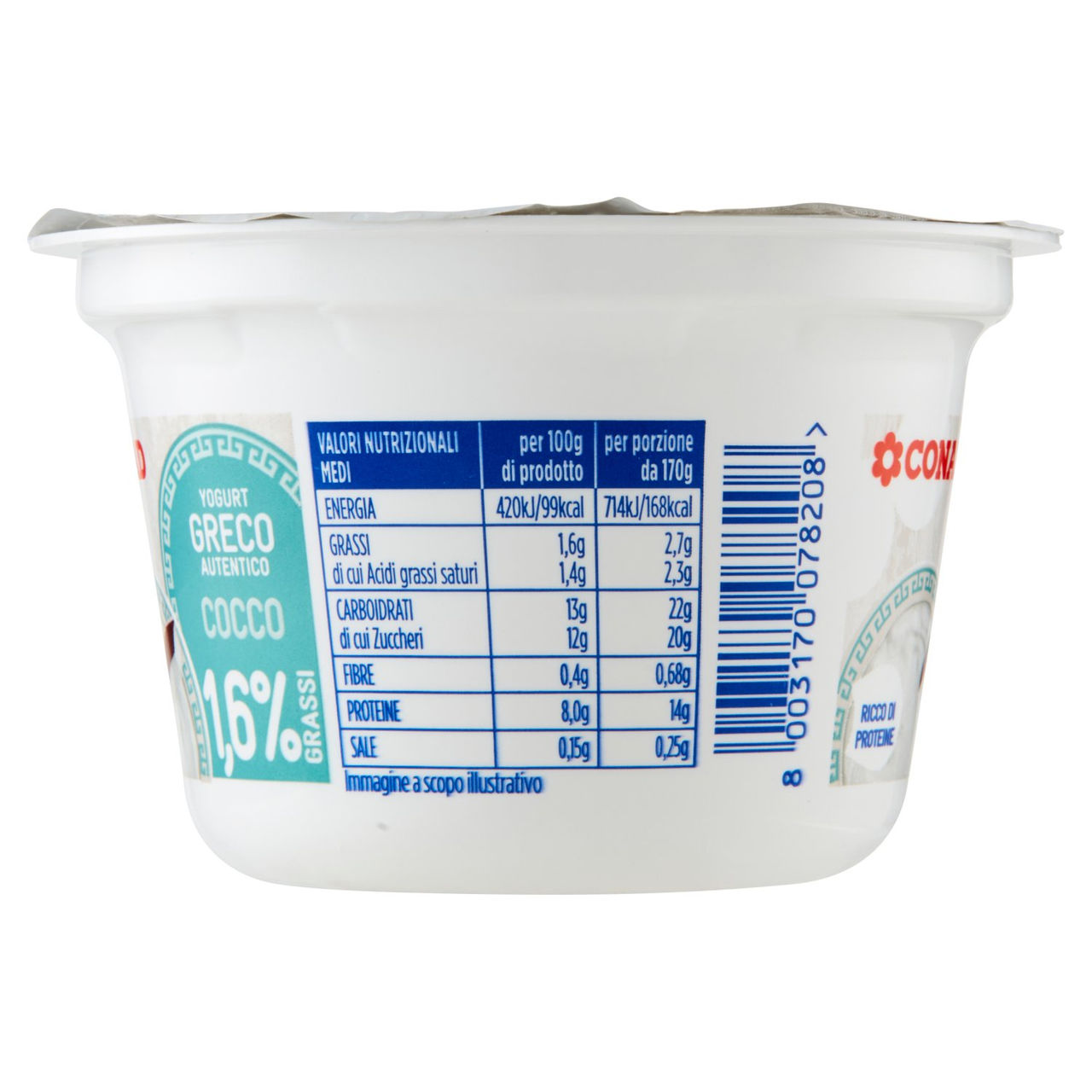 Yogurt Greco Autentico Cocco Conad online