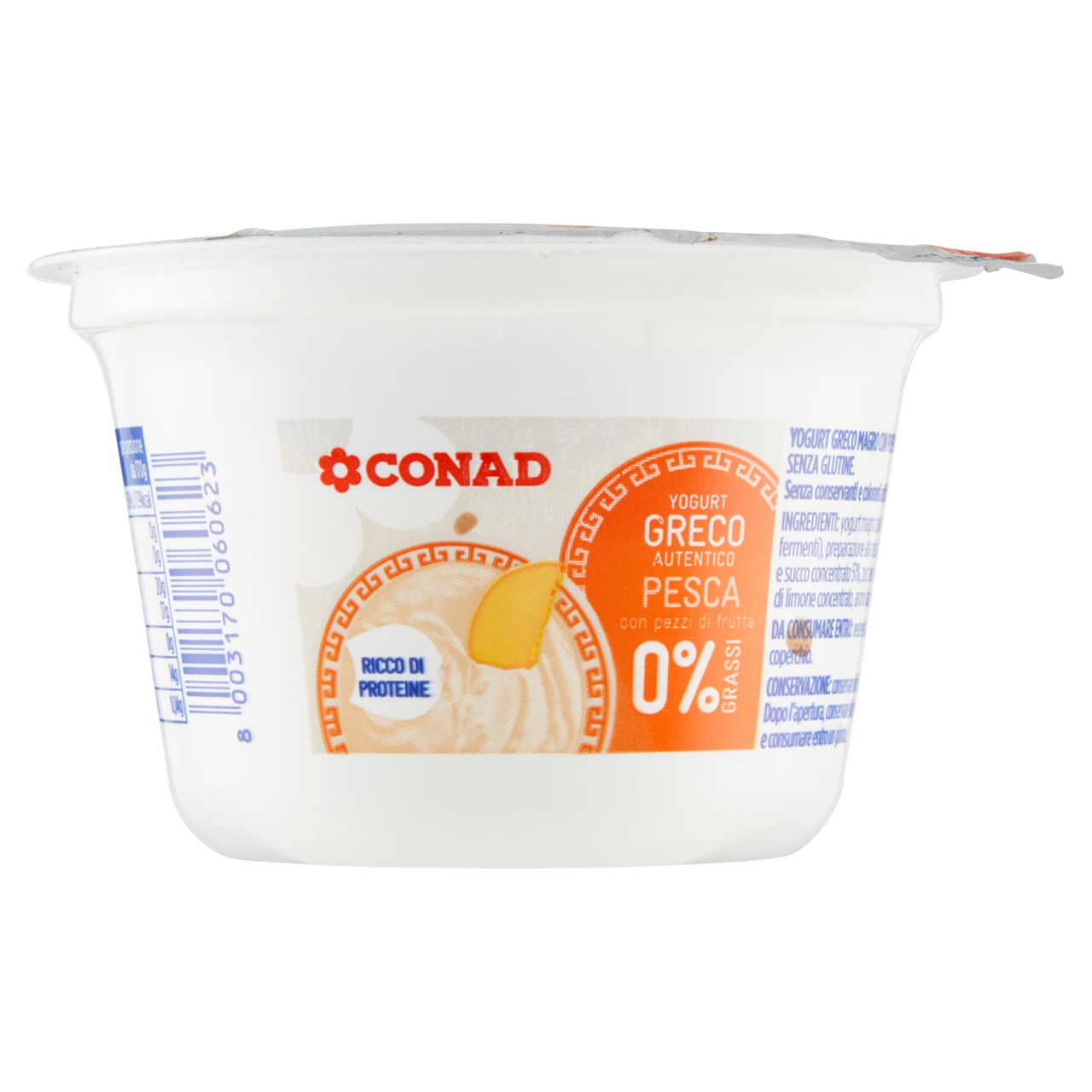 Yogurt Greco Autentico Pesca 0% Grassi 170 g