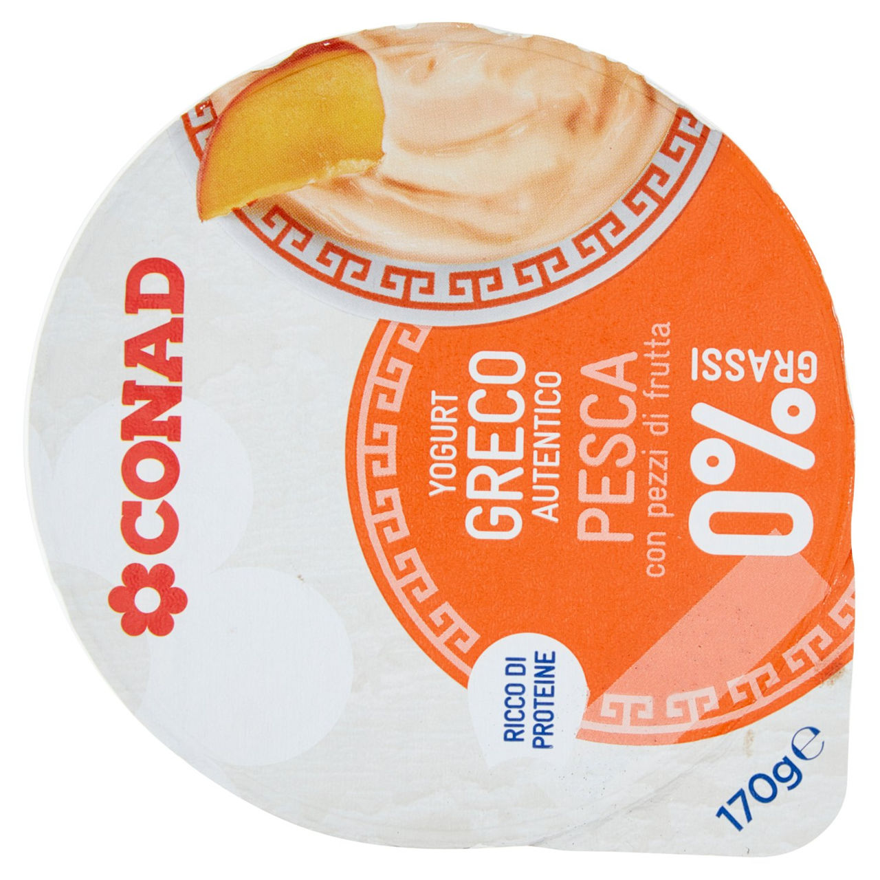 Yogurt Greco Autentico Pesca 0% Grassi 170 g