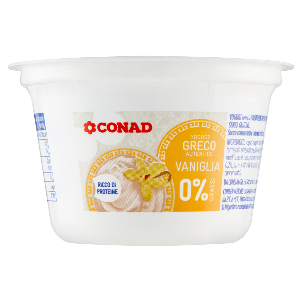 Yogurt Greco Autentico Vaniglia 0% Grassi 170 g