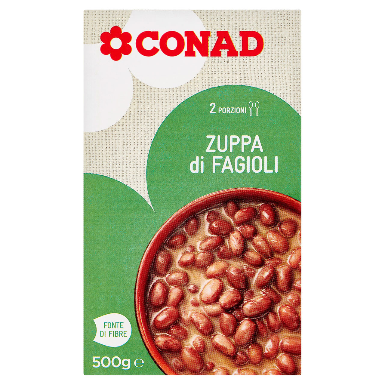 Zuppa di Fagioli 500 g Conad in vendita online