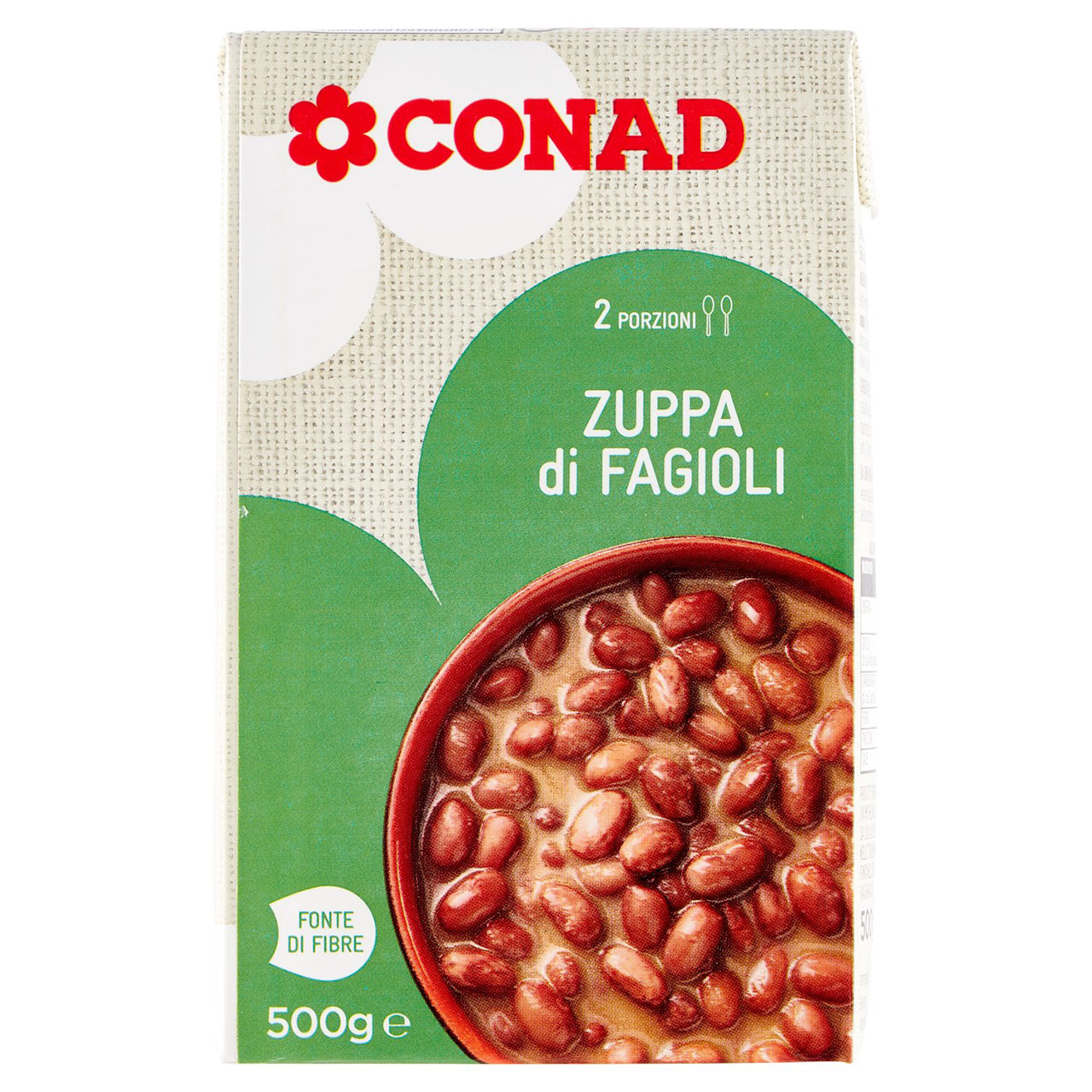 Zuppa di Fagioli 500 g Conad in vendita online