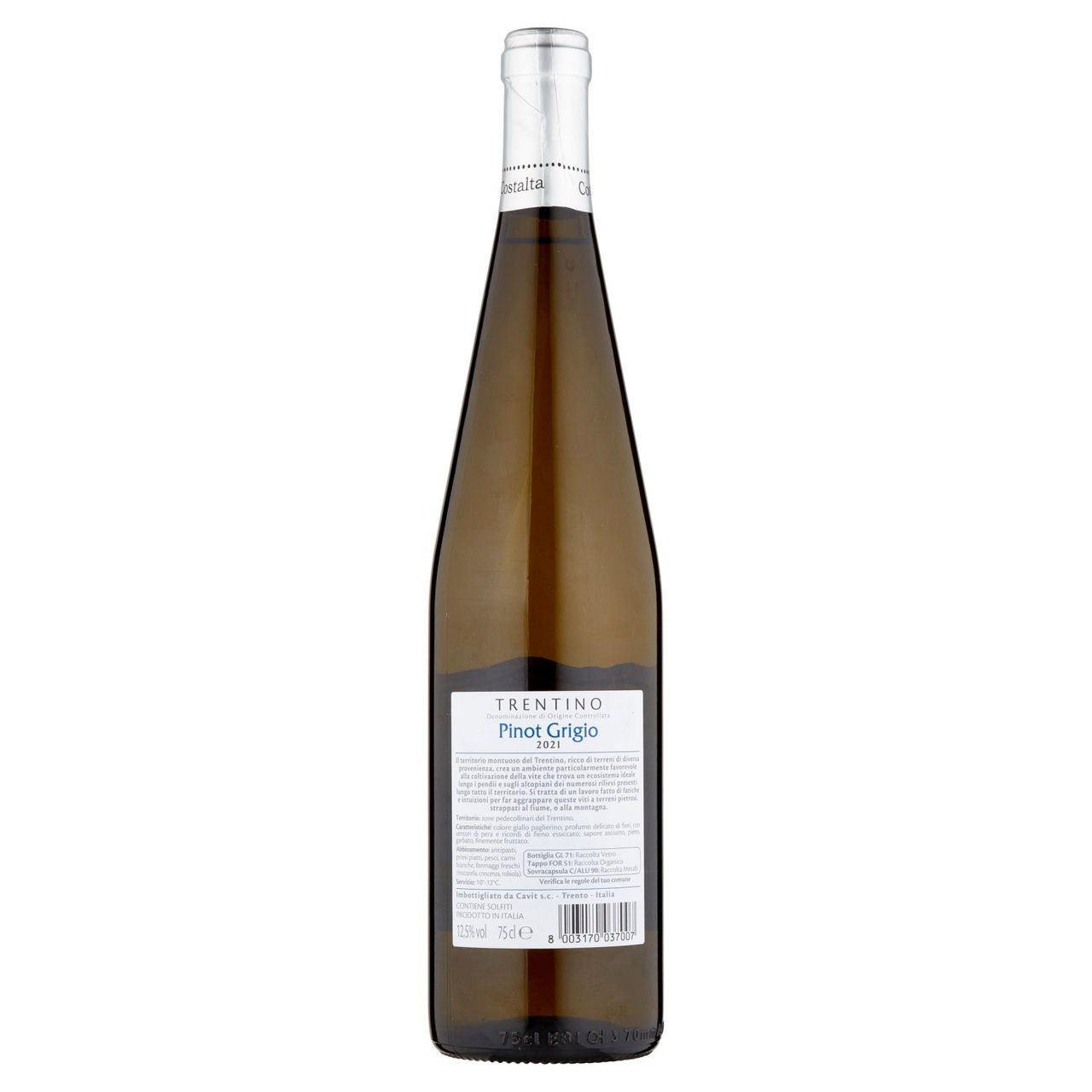 COSTALTA Trentino DOC Pinot Grigio 75 cl