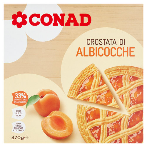 Crostata di Albicocche con confettura di albicocche 370 g Conad