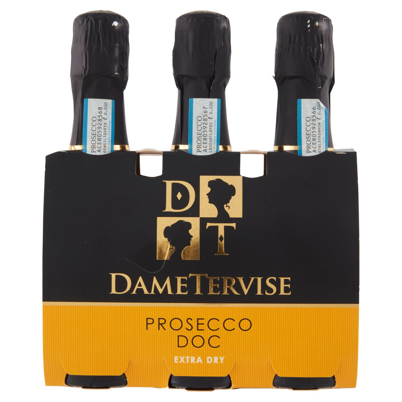 Dame Tervise Prosecco DOC Extra Dry 3 x 20 cl