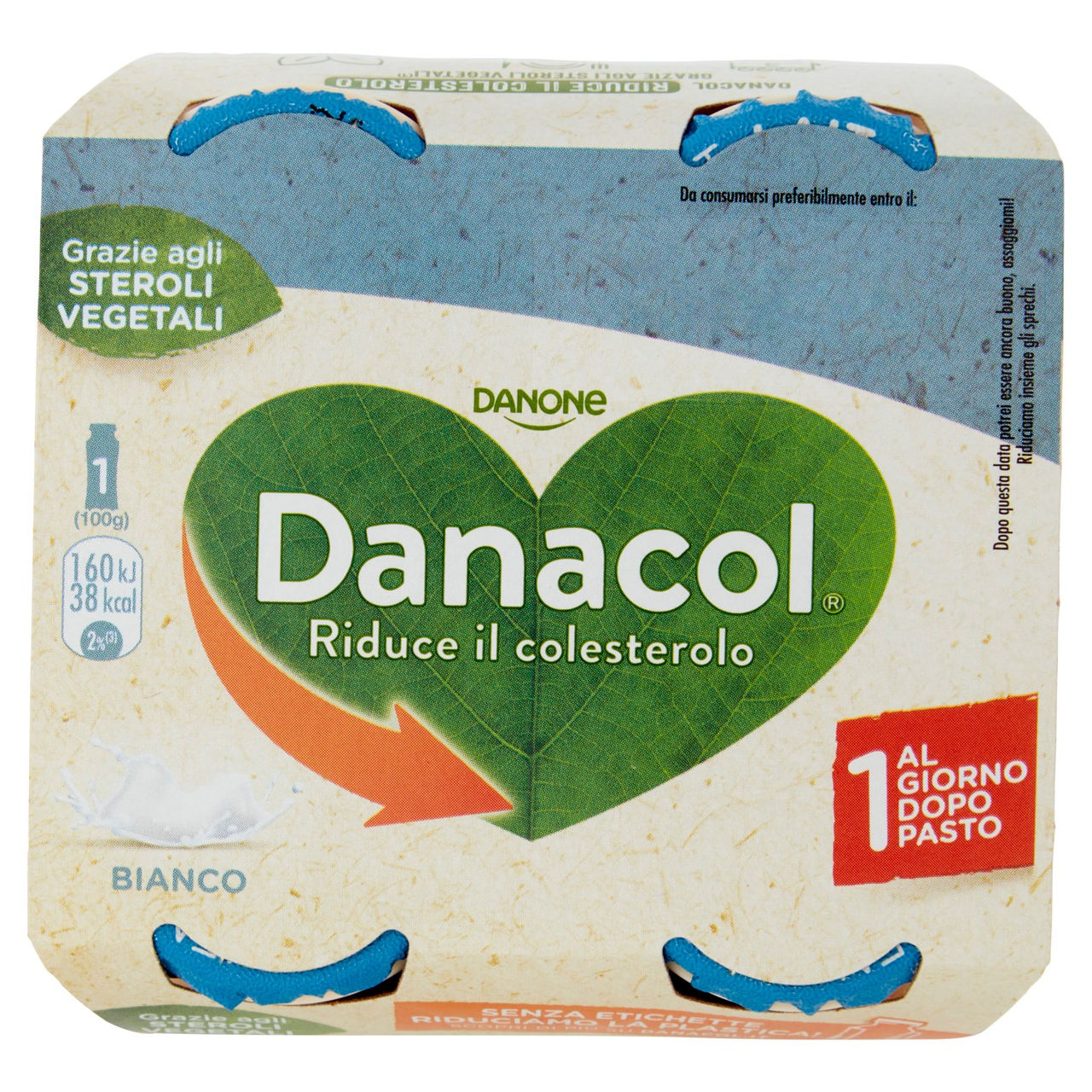 Danacol Bianco 4 x 100 g