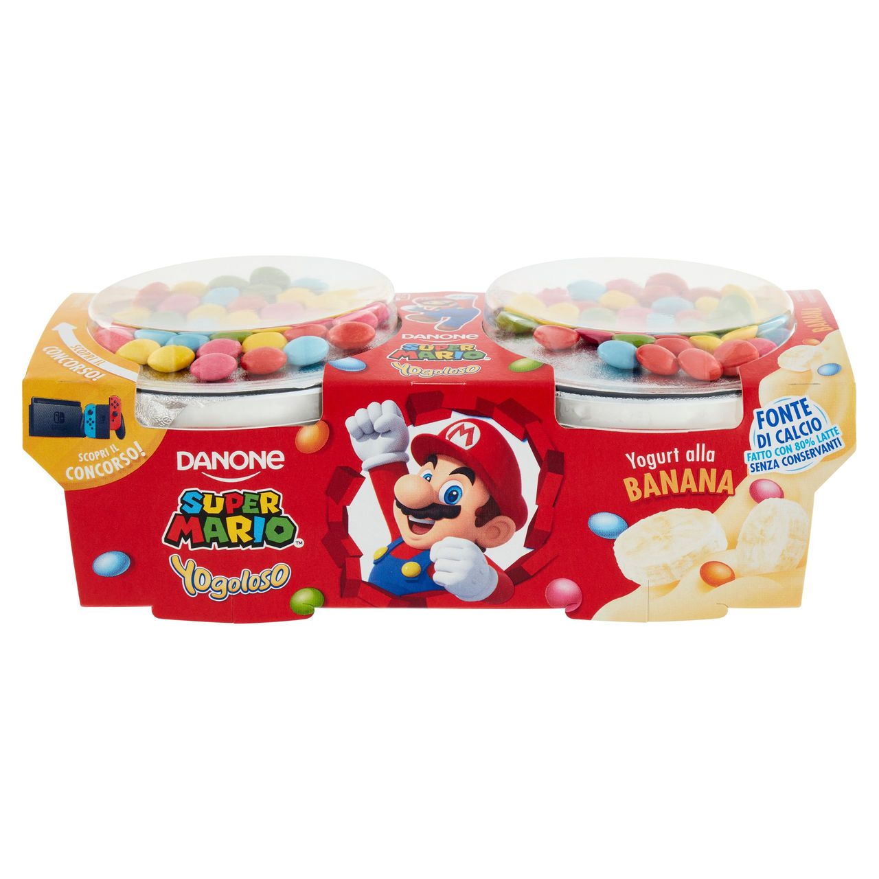 Danone Yogoloso Yogurt alla Banana Super Mario 2 x 110 g