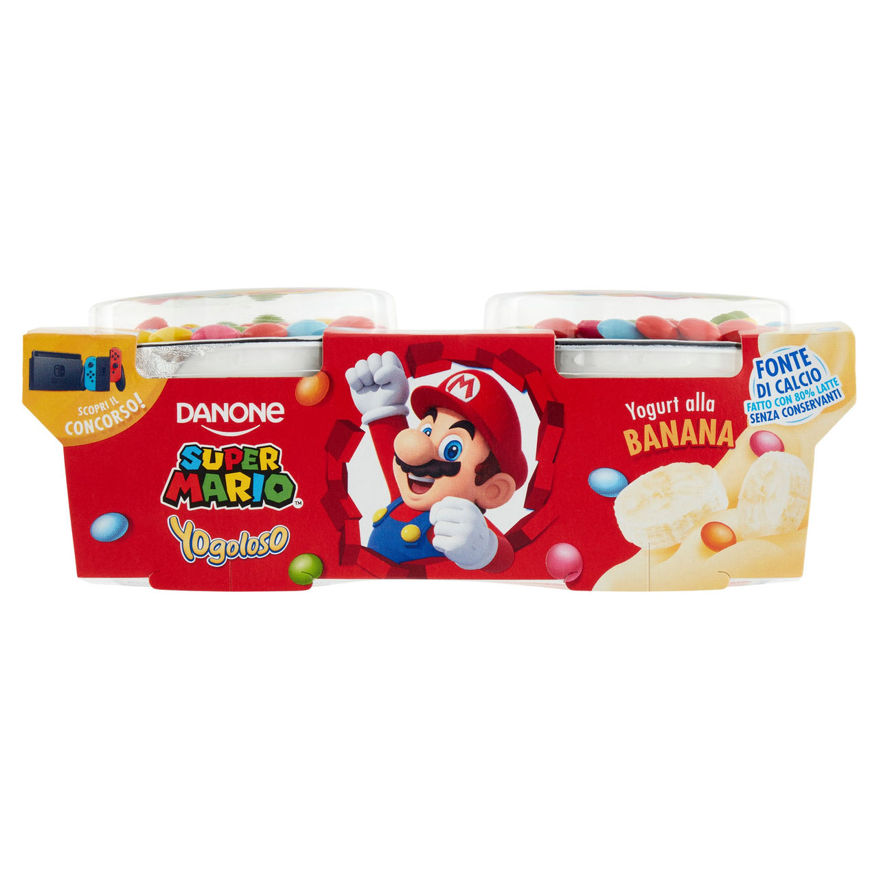 Danone Yogoloso Yogurt alla Banana Super Mario 2 x 110 g