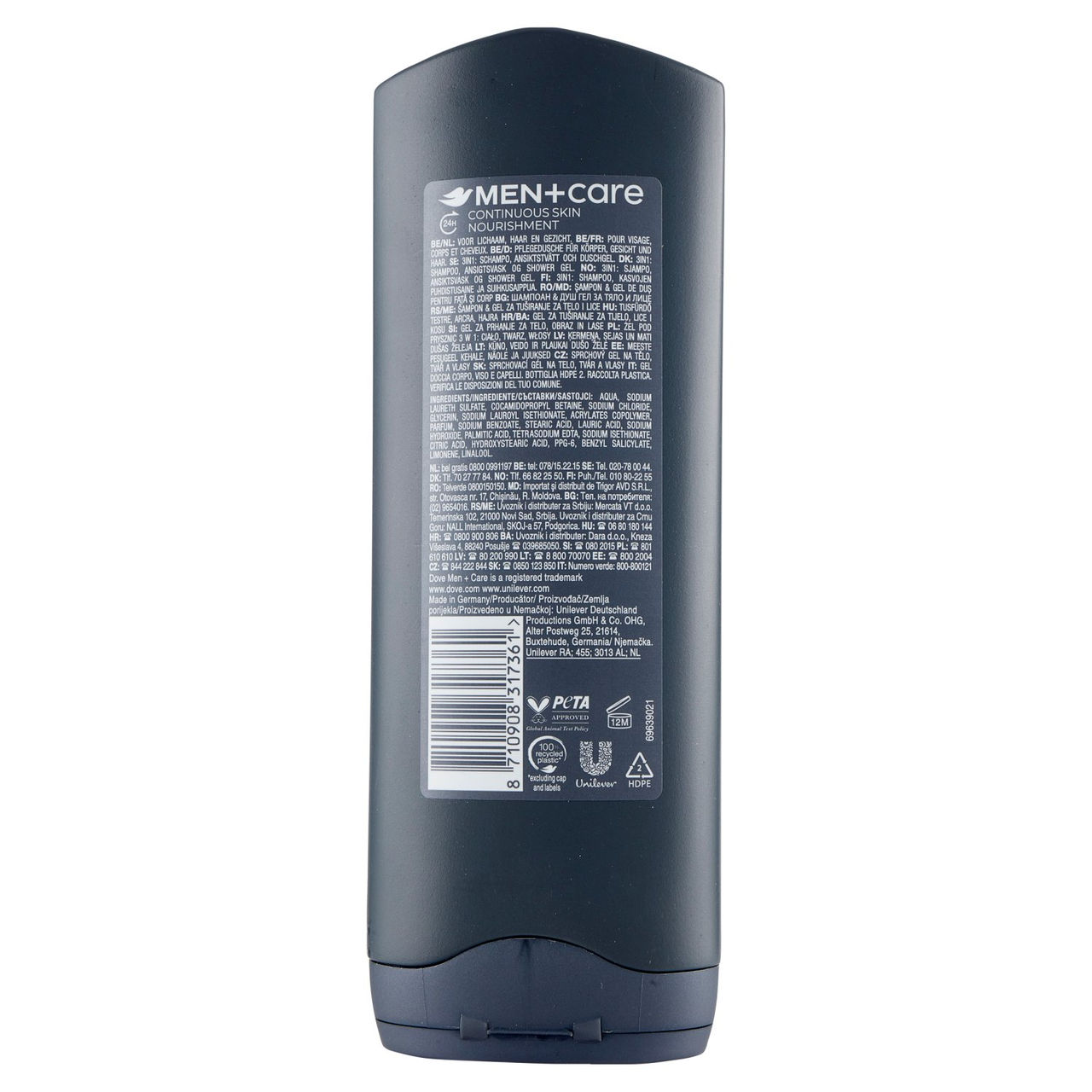 Dove Men Care Invigorating Cool Fresh Body, Face & Hair Wash 250 ml