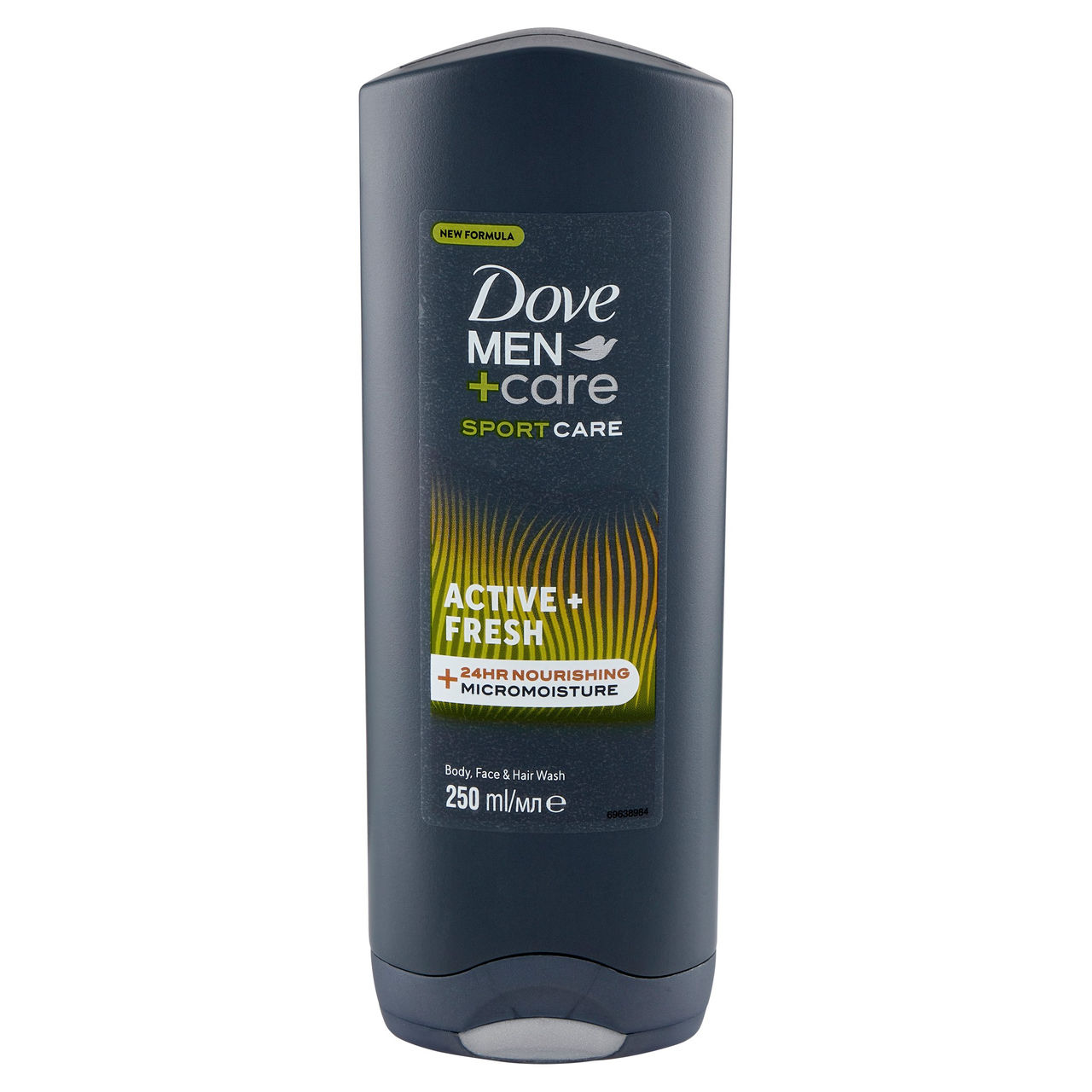 Dove Men Care Sport Care Active   Fresh Body, Face & Hair Wash 250 ml