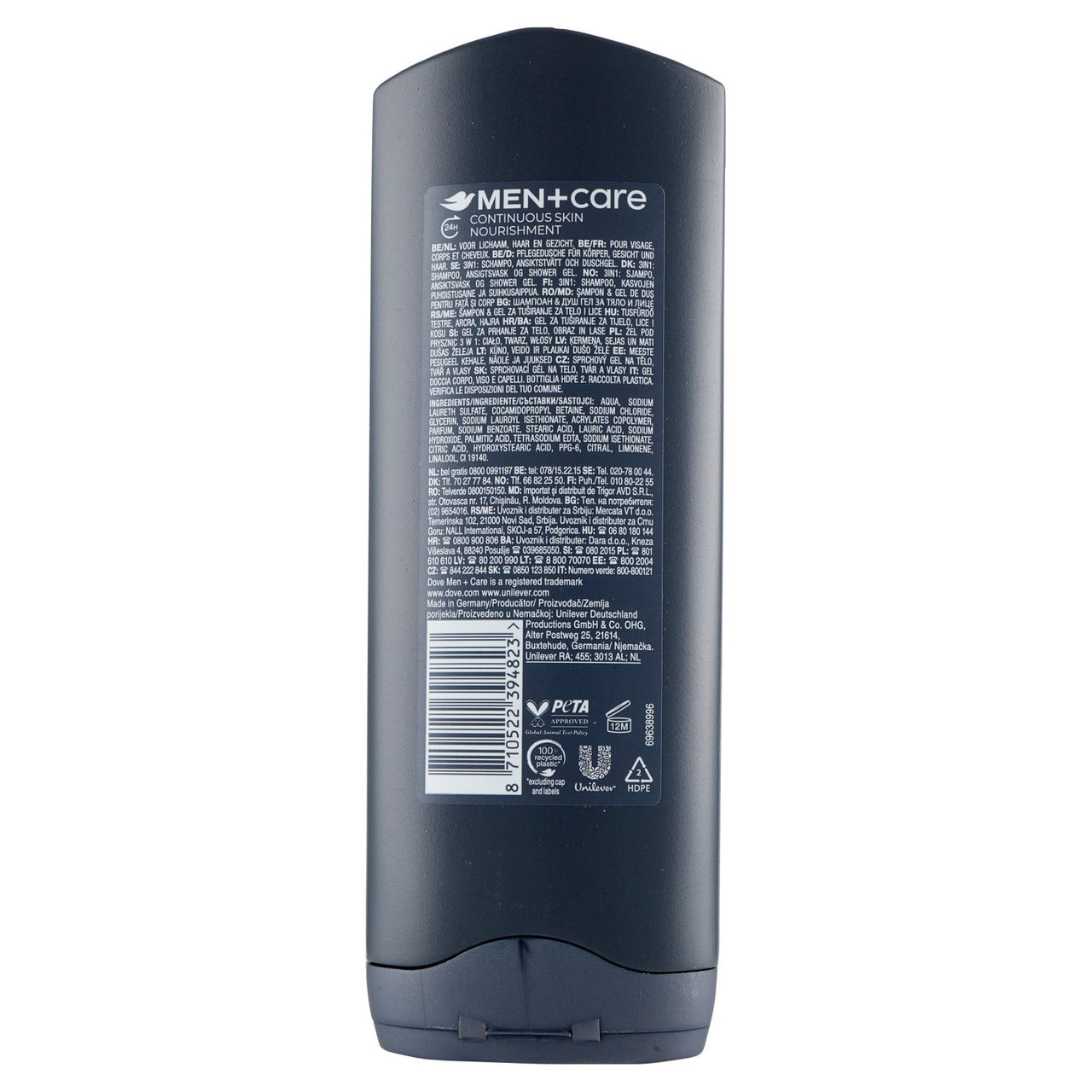 Dove Men Care Sport Care Active   Fresh Body, Face & Hair Wash 250 ml