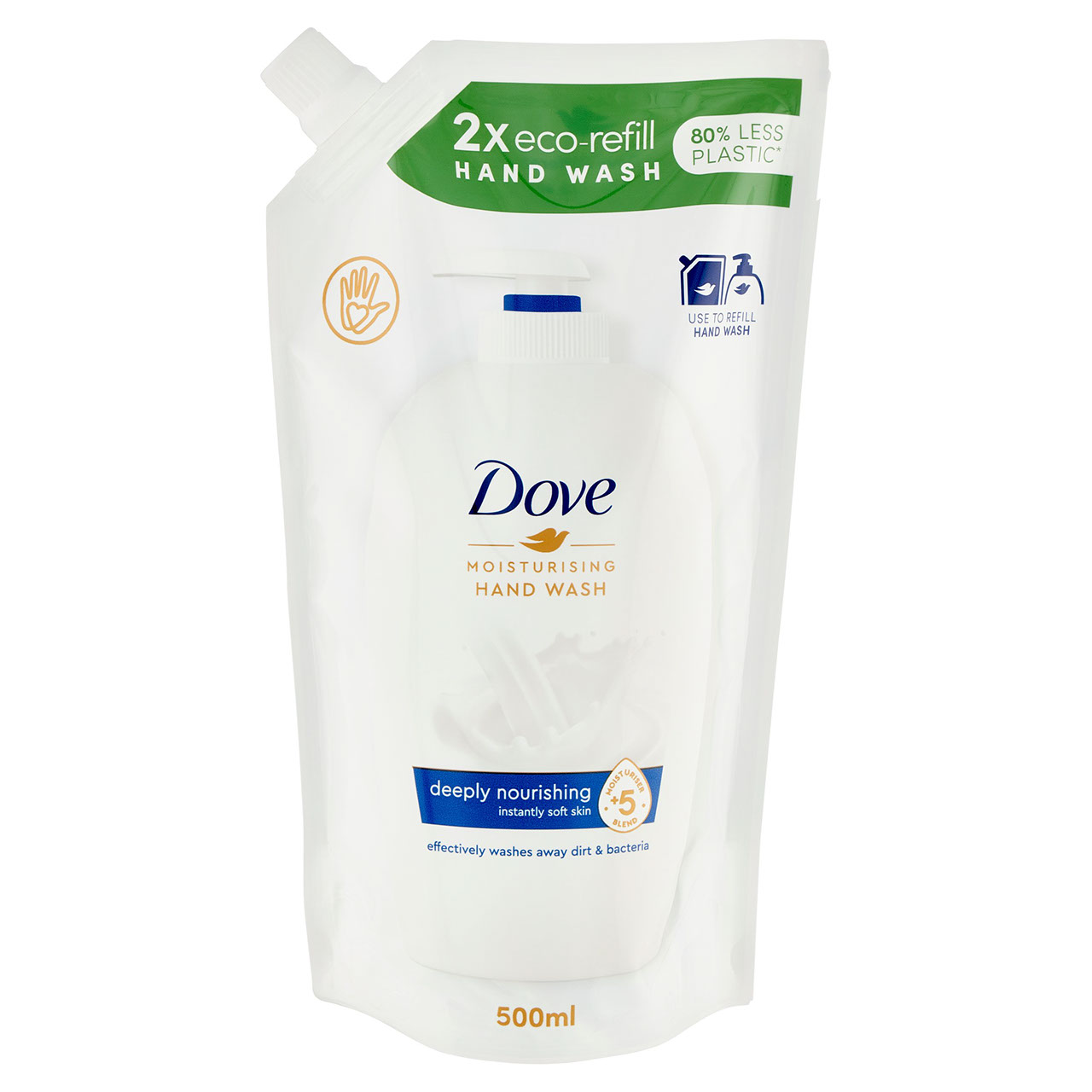 Dove Sapone Mani Ricarica Original 500 ml