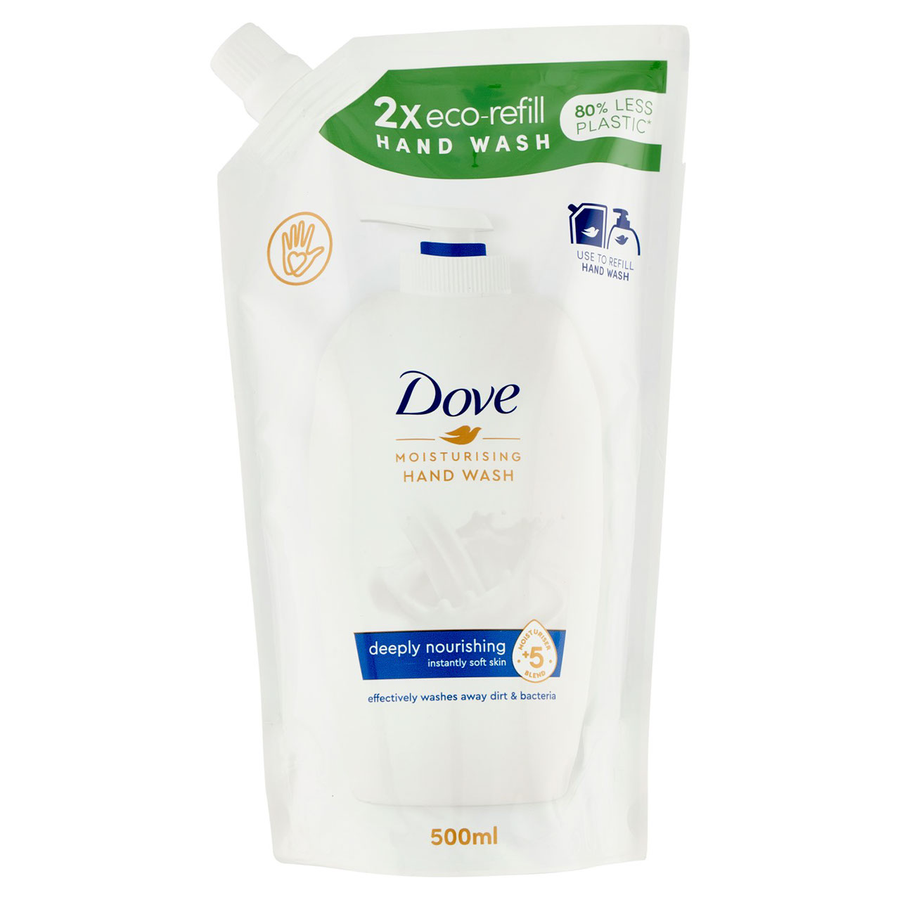 Dove Sapone Mani Ricarica Original 500 ml