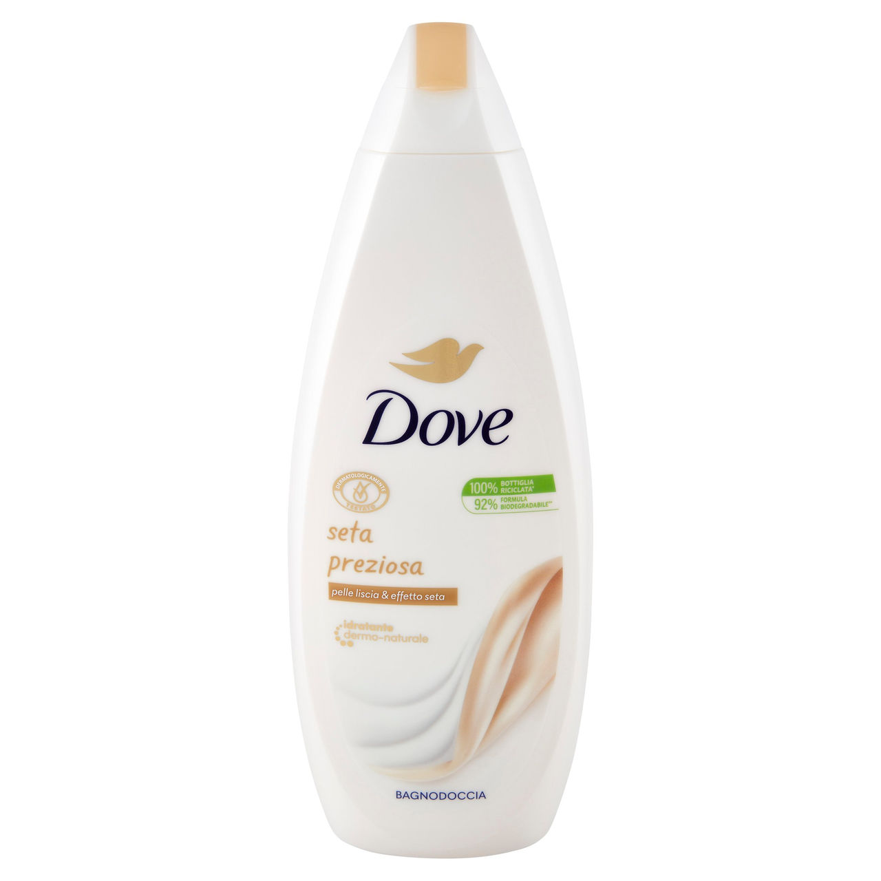 Dove seta preziosa Bagnodoccia pelle liscia & effetto seta 600 ml