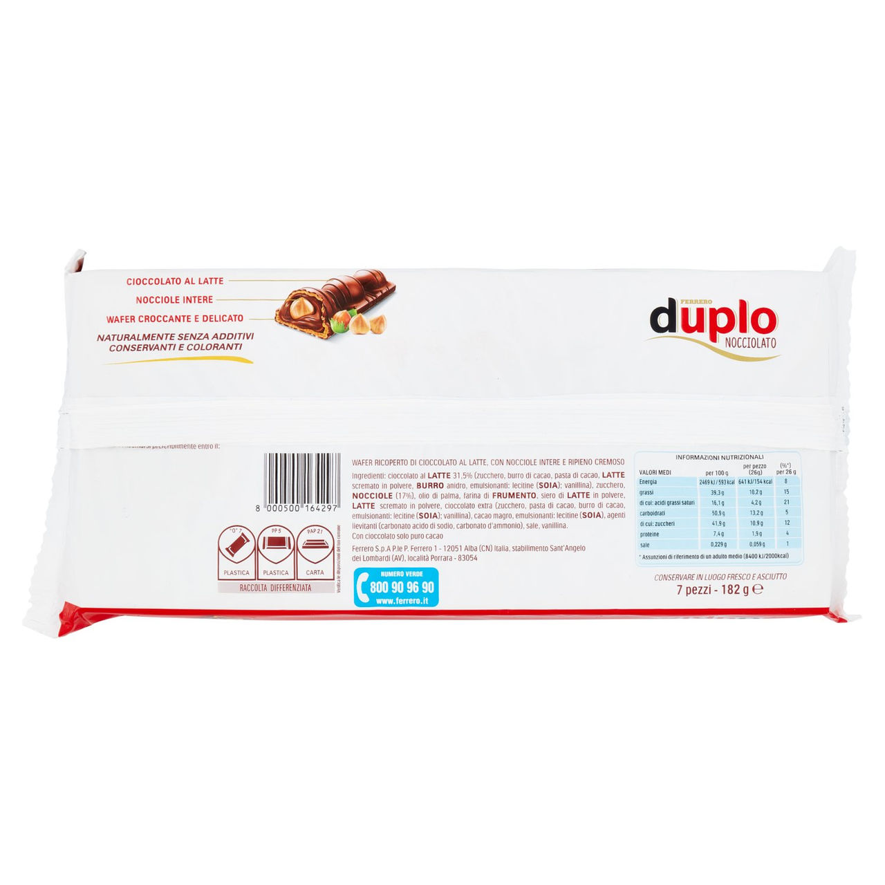 Ferrero Duplo Nocciolato 7 x 26 g