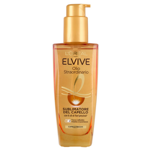 Elvive Olio Straordinario Sublimatore del Capello, per Capelli Secchi, 100 ml